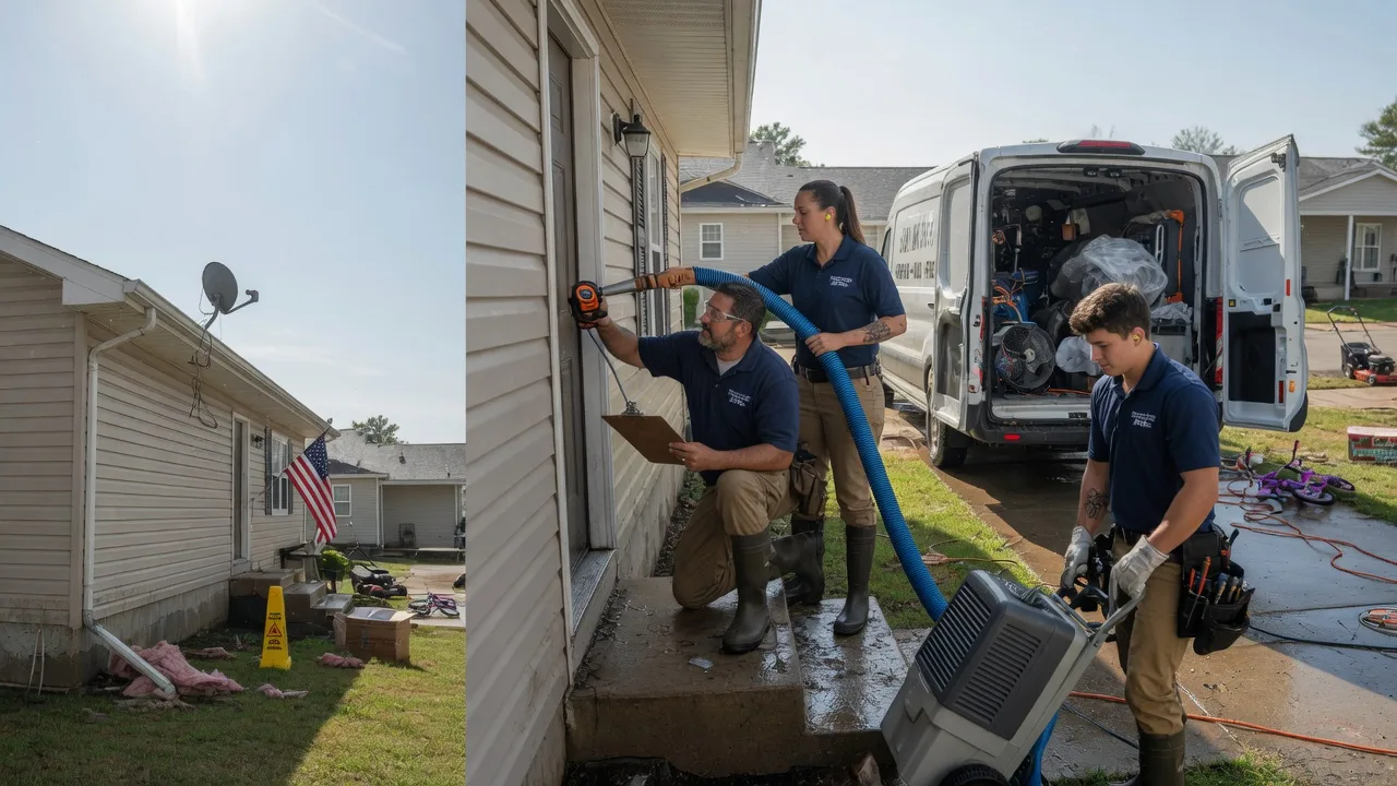 Ceiling Water Damage Restoration in Vickery, OH near me